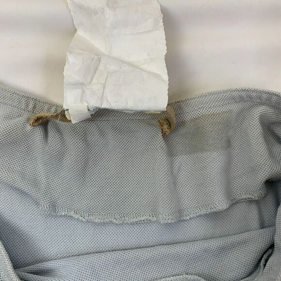 Vtg V2k Da-Nang 100% Silk Ruffle Mini Skirt M Baby Blue Fairy Grunge - Picture 4 of 8